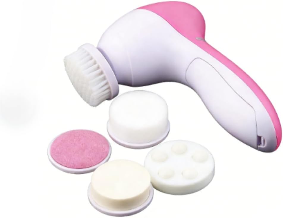 Brosse Nettoyante Visage Électrique 5-en-1