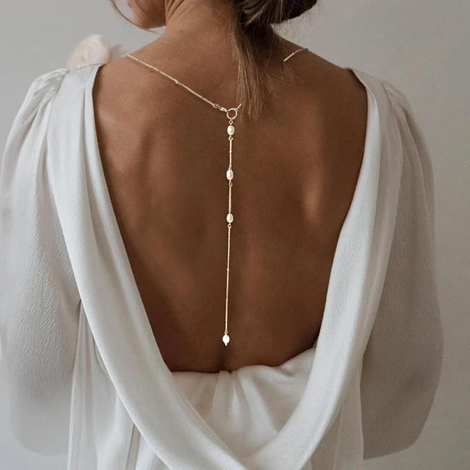 Collier de Dos perles & Etoile de Mer