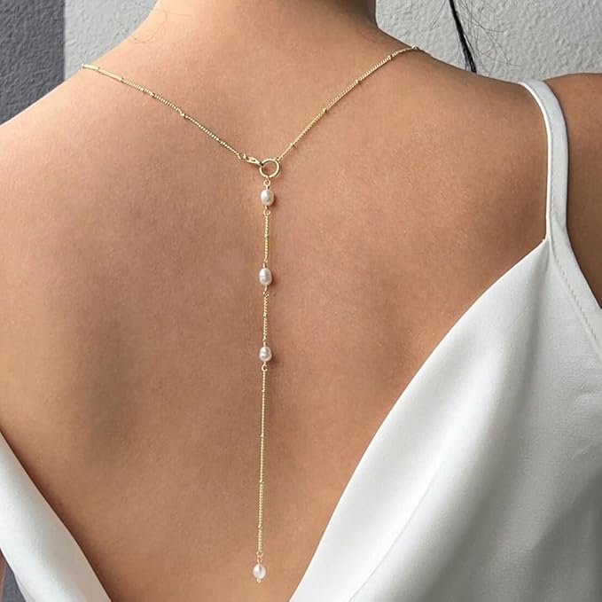 Collier de Dos perles & Etoile de Mer