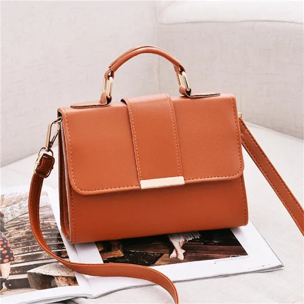 👜 Sac Bandoulière Rétro – Élégance Intemporelle en Cuir PU