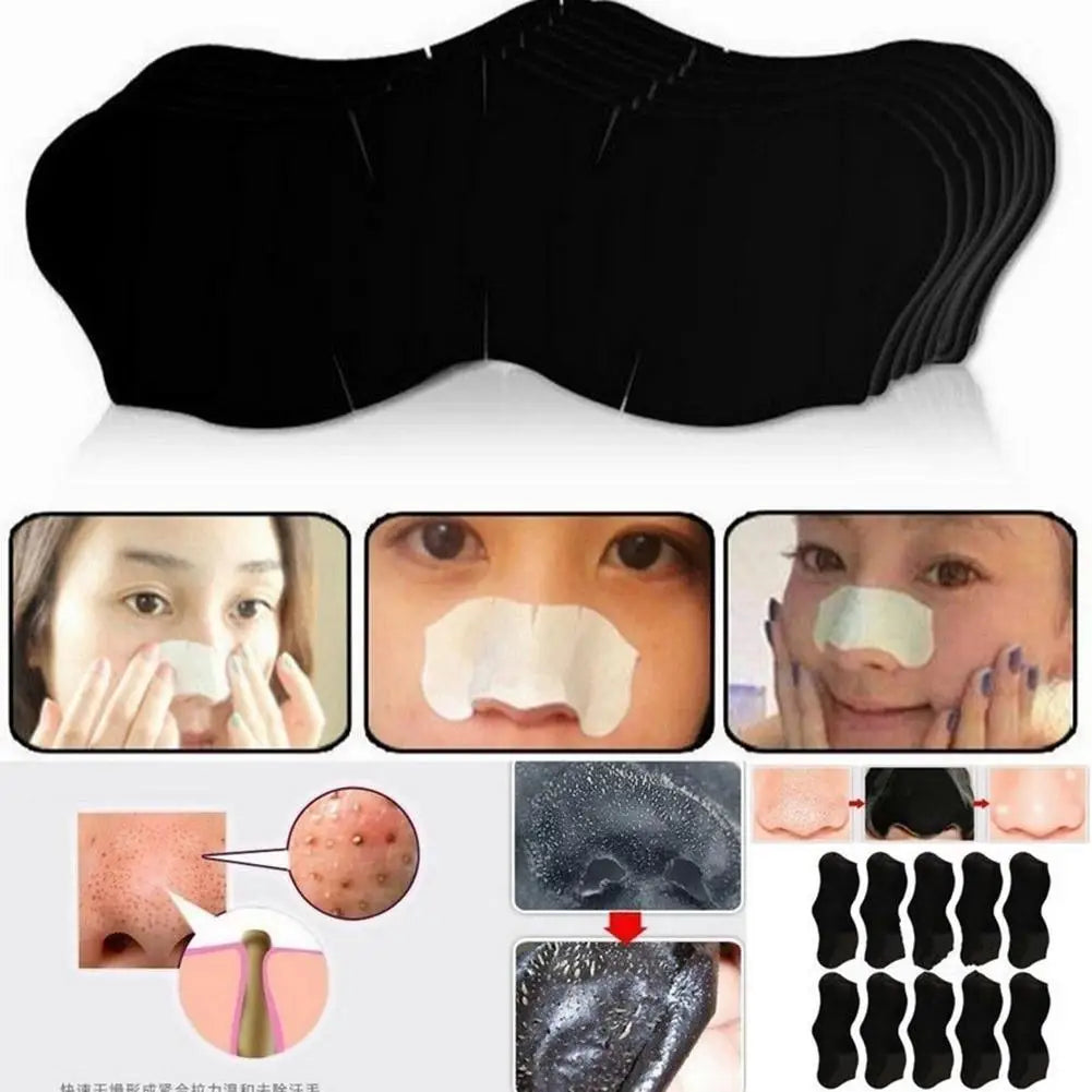 ✨ Bandes Purifiantes Anti-Points Noirs – Nettoyage Profond des Pores