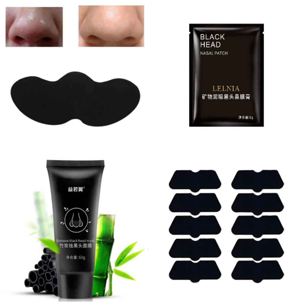 ✨ Bandes Purifiantes Anti-Points Noirs – Nettoyage Profond des Pores