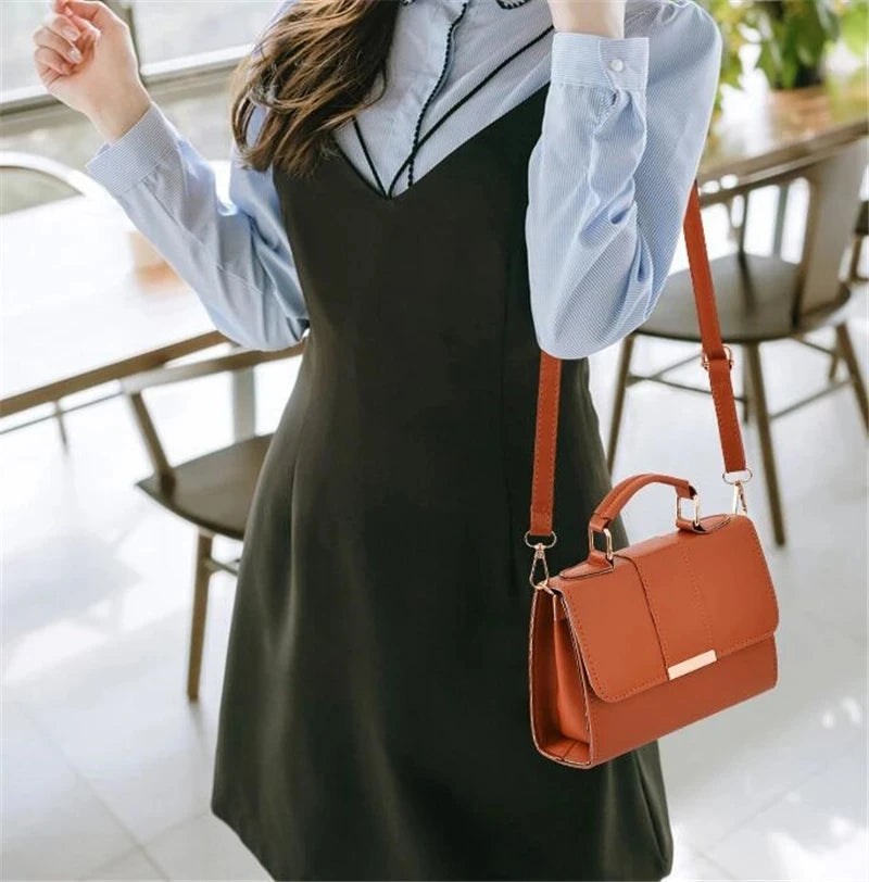 👜 Sac Bandoulière Rétro – Élégance Intemporelle en Cuir PU